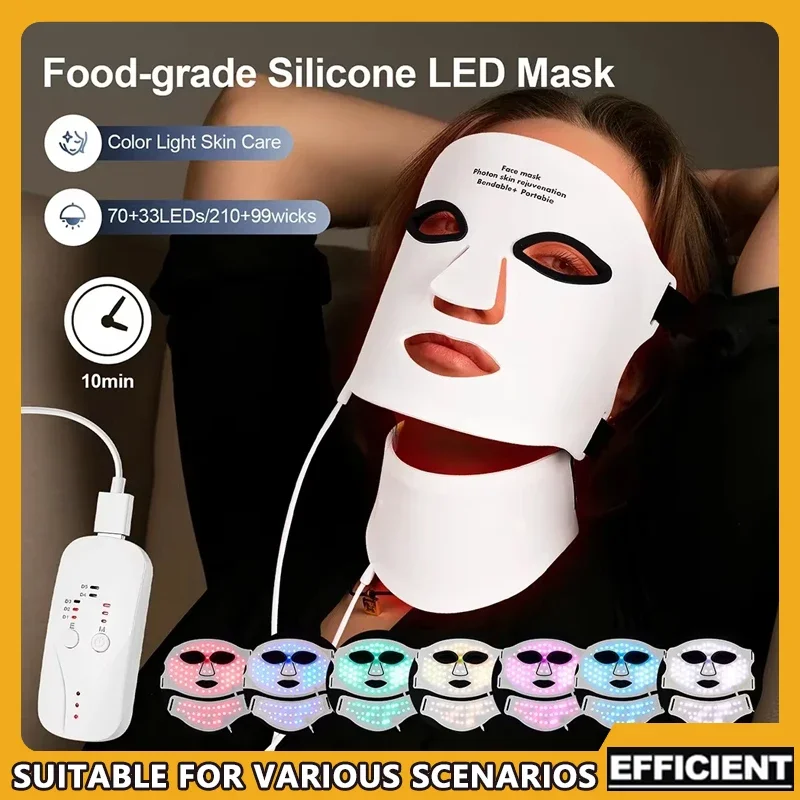silicone-led-therapy-mask-with-neck-7-colors-photon-red-light-infrared-flexible-facial-skin-repair-wireless-design-beauty-care