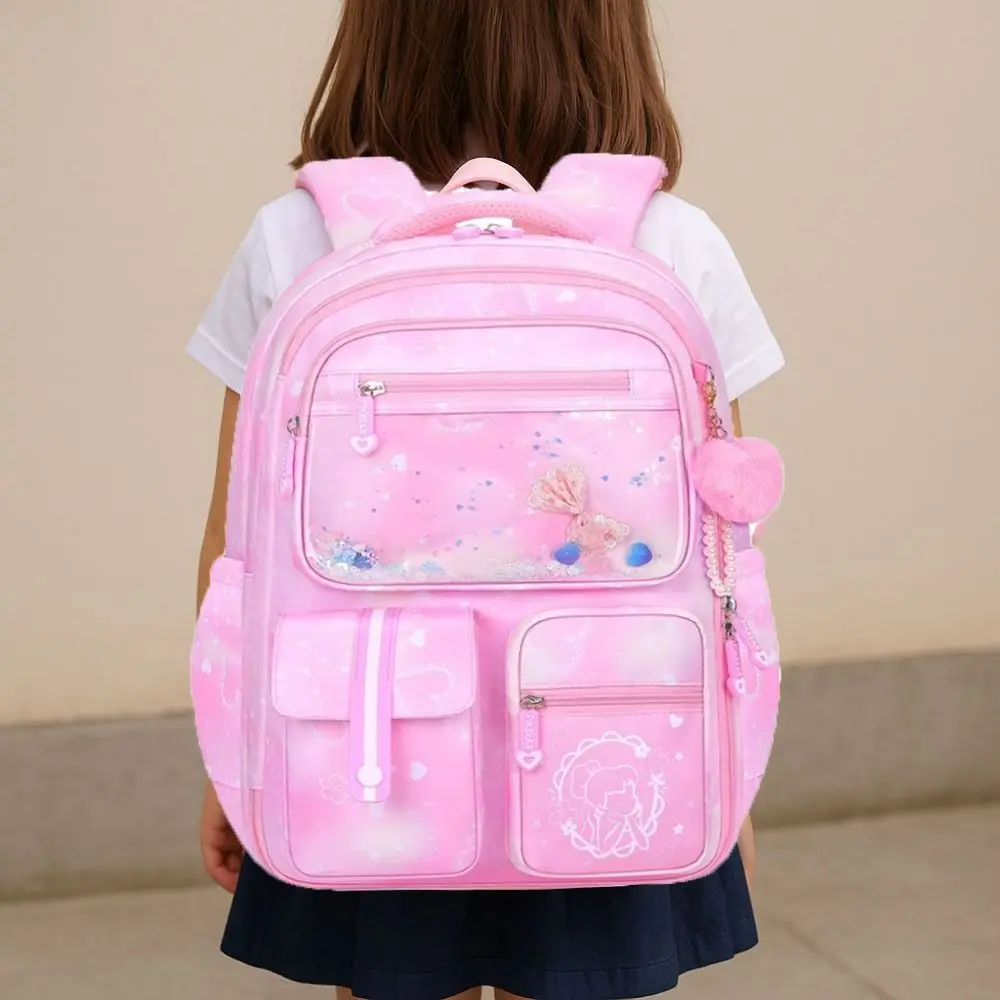 

Side-Open Children Backpack Oxford Korean Style Shoulders Bag Commute Refrigerator Style Door Opening Student School Bag Kids