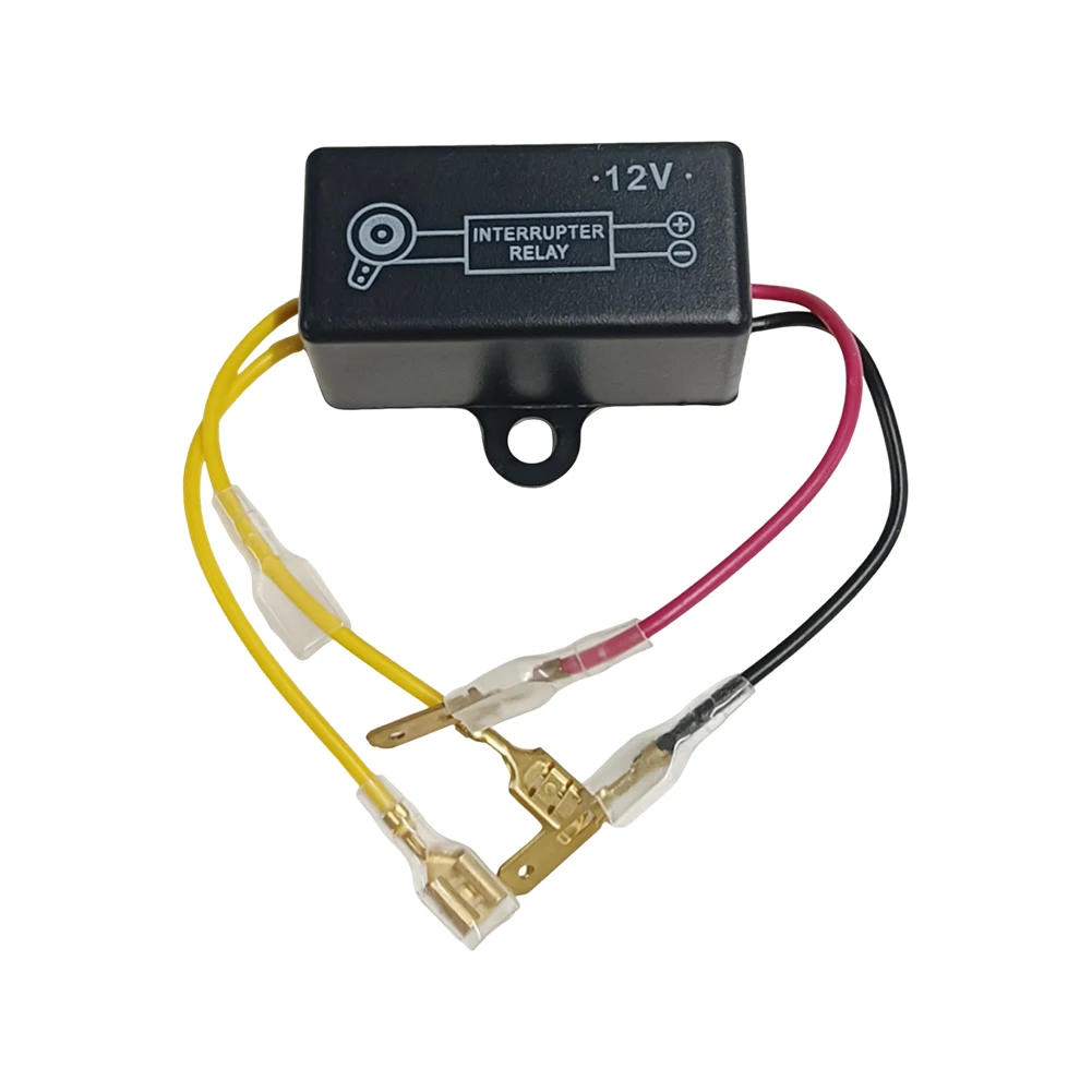 12V Horn Interrupter Relay Controller Relay Electric Snail Horn Relay for Making Horn Sound Disconnect Breaker