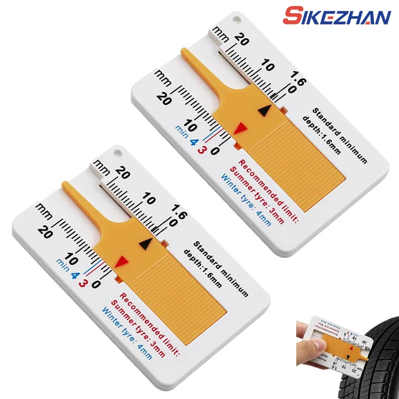 

0-20 мм авто глубинометр протектора колеса автомобиля индикатор глубины линейка пластиковый датчик протектора измеритель глубины протектора шин инструмент для измерения колеса