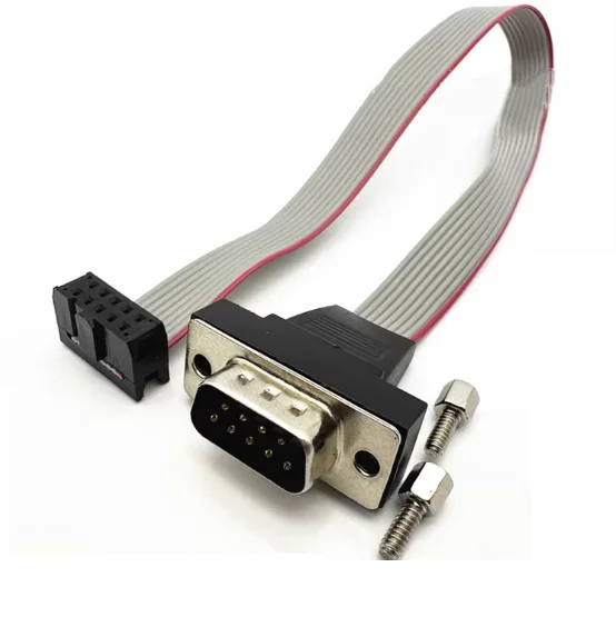 

30cm DB9 male to FC10P connection line is used for com port baffle line motherboard