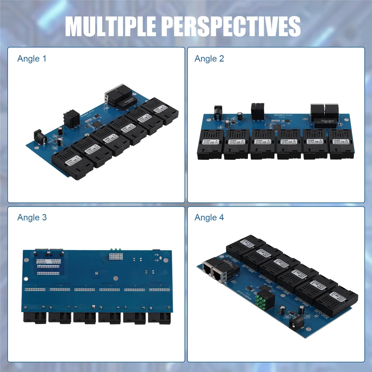 効率的な100M PCBAボード光ファイバメディアコンバータ
