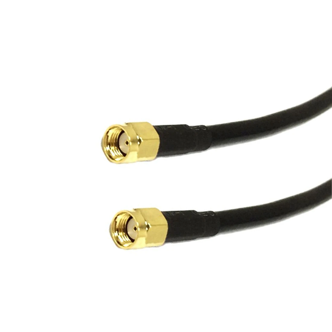 Reverse RP SMA Male Inner Hole to RP SMA Plug with Socket Pigtail Cable RG58 50cm 20inch /100cm for Wireless Router Wholesale