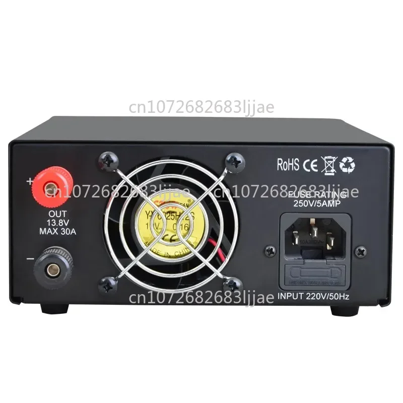 QJE PS30SWIV Power Supply 13.8V 30A Adjustable Linear Power Supply Stable DC Communication Switching Power Supply Automotive