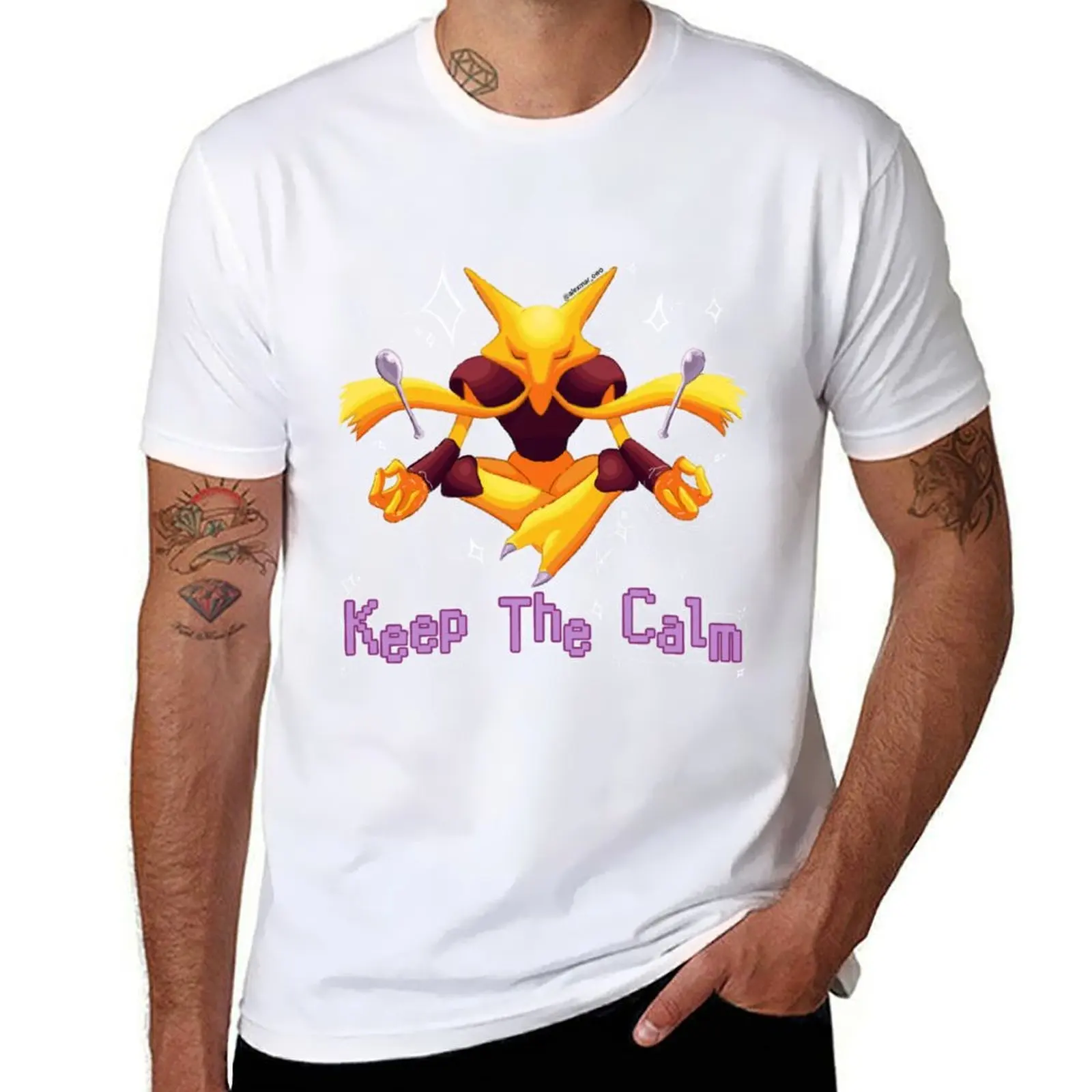 

Alakazam FanArt V2 T-Shirt t shirt man cotton cotton t shirt pack