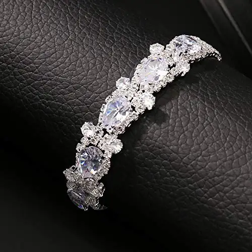 Water drop zircon bracelet women