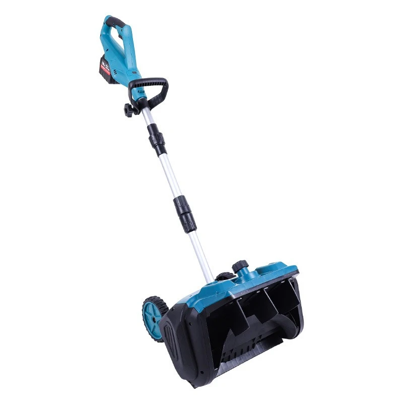 

New brushless lithium battery digital display snow plow household foldable snow shoveling road throwing snow
