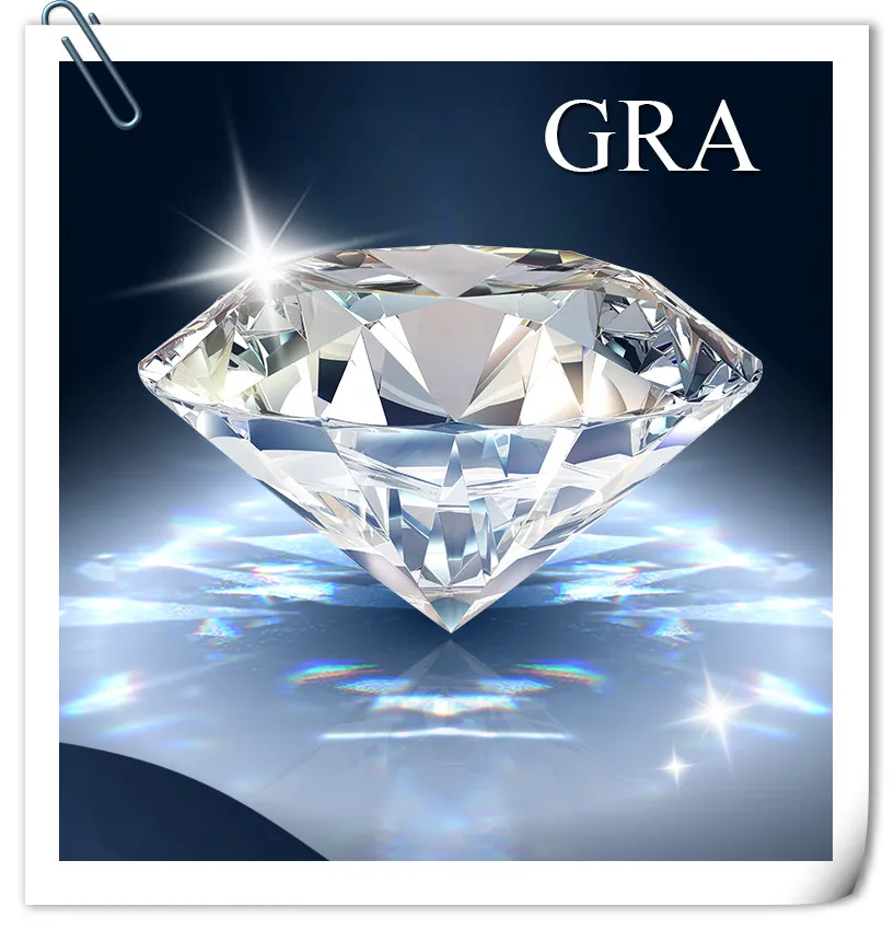 100% Moissanita Stones For Jewelry With GRA Real Moissanite Certified Lab Grown Pass Diamond tester pen Loose Gemstones