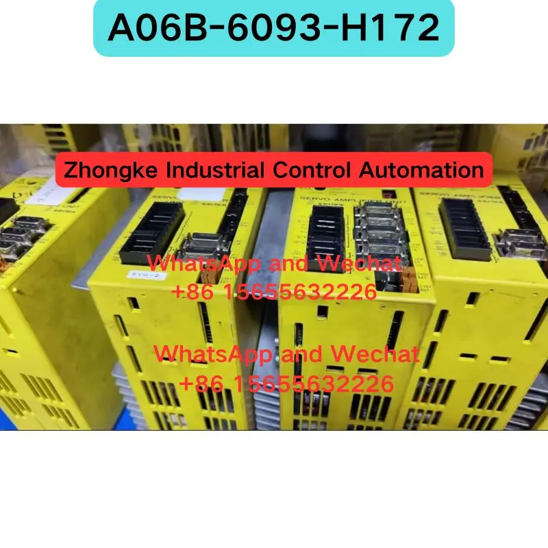 Used OEM disassembled parts Driver A06B-6093-H172 Functional test OK Fast Shipping