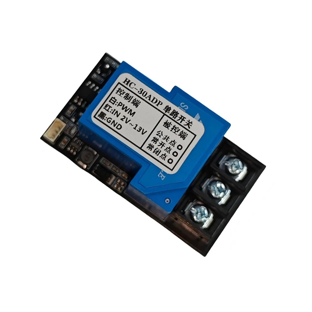 

30A Relay Module 1 Way Electronic Switch ​Wide Voltage PWM Control for RC Model Light Control 2-13V Input 1000-2000us PWM Signal