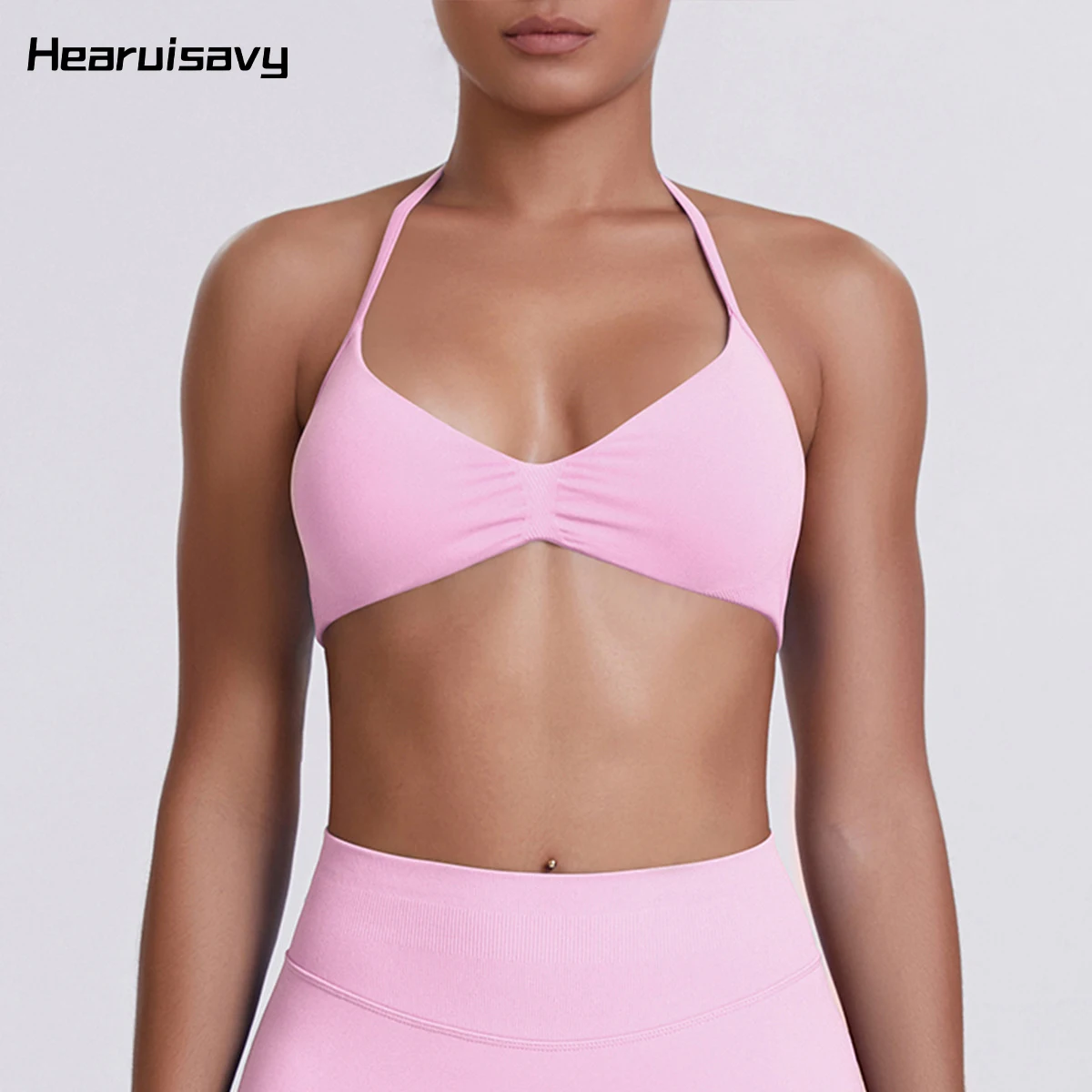 

Hearuisavy спортивный бюстгальтер женские топы для спортзала спортивная одежда женское нижнее белье одежда для йоги дышащий укороченный топ для фитнеса пуш-ап тренировочные бюстгальтеры