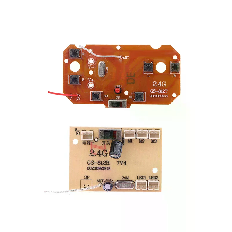 1set for RC Car Remote Control Toys Parts 6CH 2.4g Remote Control High Quality 27MHz Circuit PCB Transmitter Receiver Board
