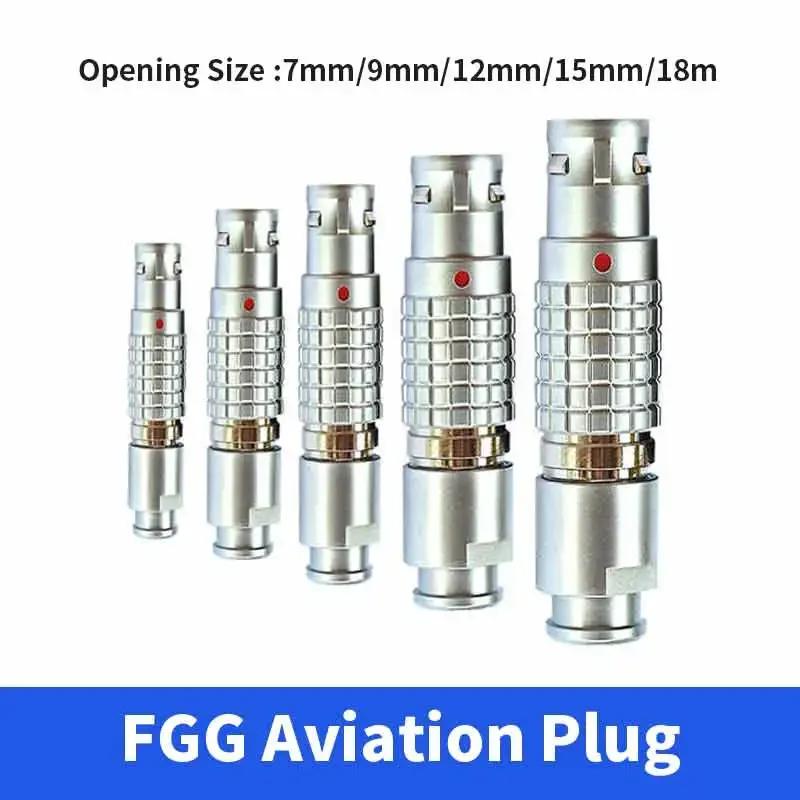 Compatible with REMO connectors FGG Aviation Plug EGG Socket Push-pull Self-locking 2 3 4 5 6 7 8 9 10 12 14 16 Pin Connectors