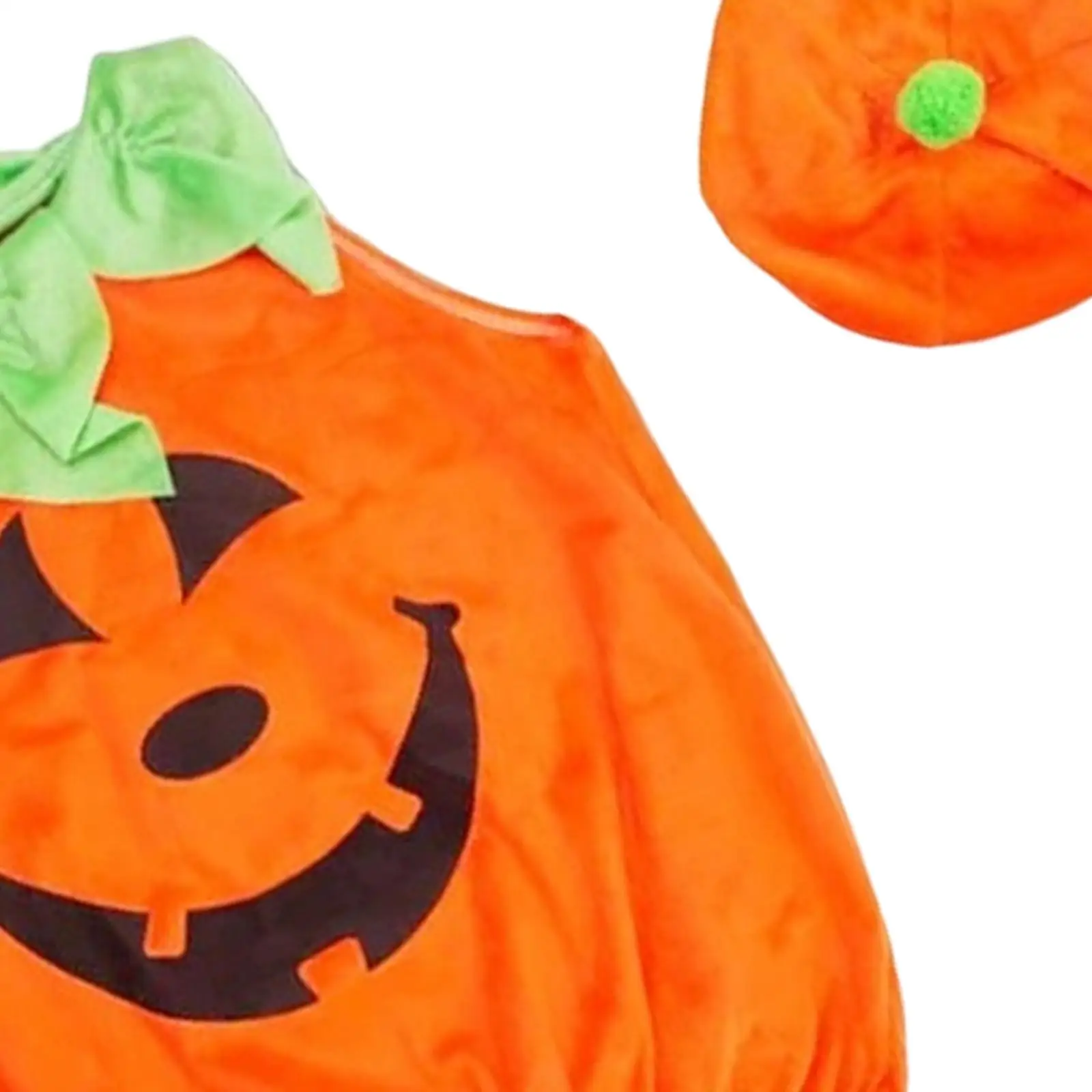 Baby Halloween Pumpkin Costume Cute Boys Girls Decorative Cosplay Costume for Halloween Dress up Carnival Party Supplies Props