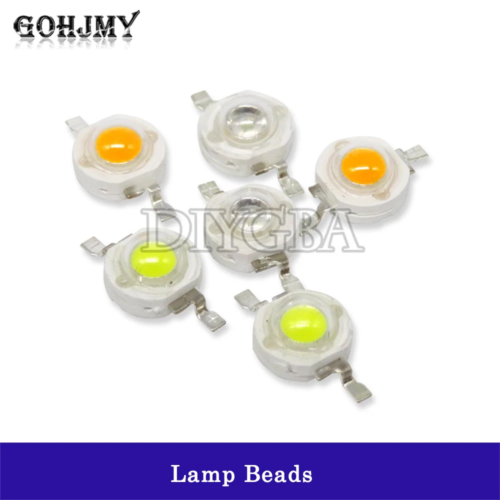 10PCS/LOT 1W Led Wh…