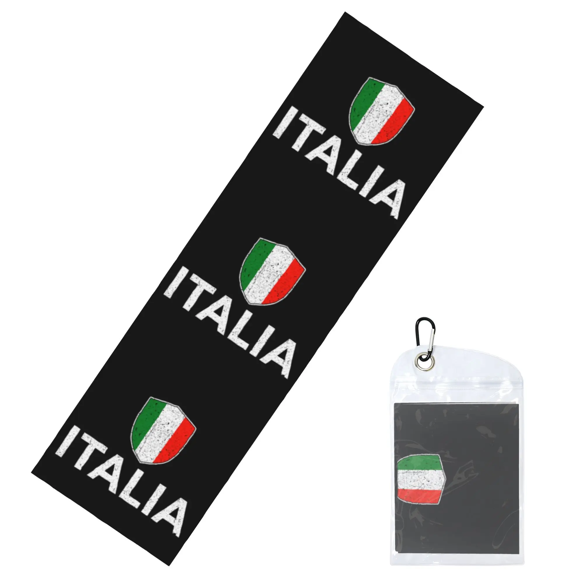 Italia Italian Flag Cold Exercise Towel Face Towel Quick Dry  Shower Breathable Cold Towel