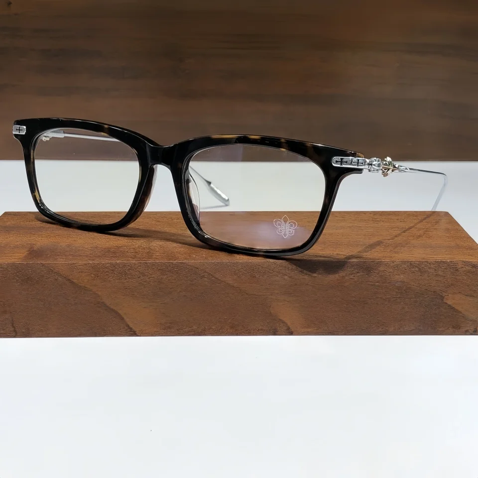 

Retro Acetate Titanium Alloy Square Eyeglasses Frame for Men Women Optical Anti Blue Light Reading Prescription Myopia Glasses