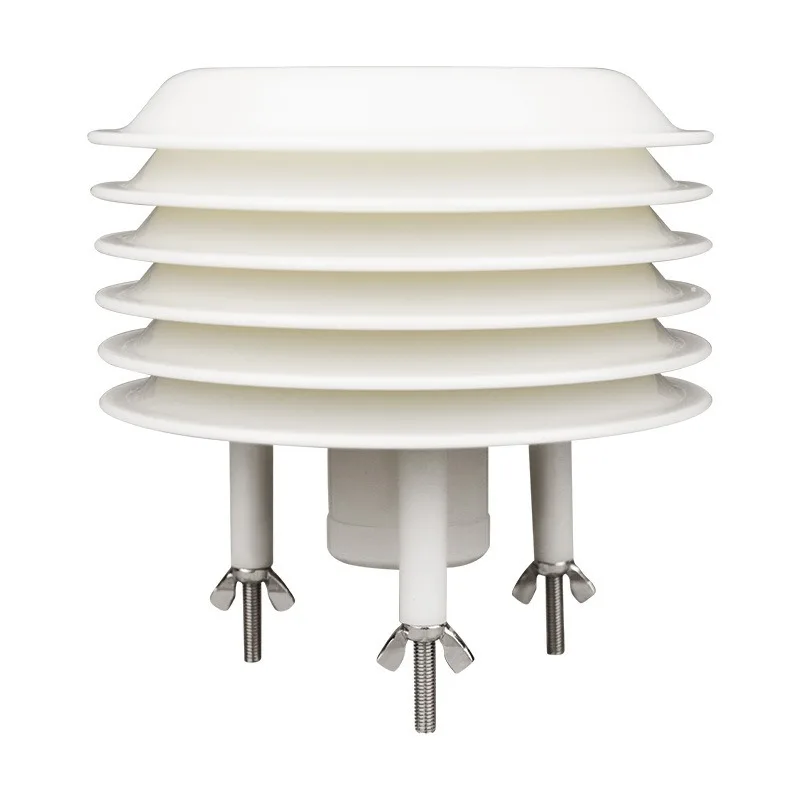 Small Weather Station Louver Ventilation Cover Multi-layer ABS Anti-interference Sensor Protective Cover