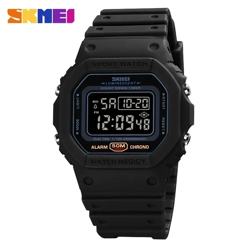 SKMEI 1628 New Luxury Digital Men's Watch Sports Waterproof Men's Electronic Watch Military Digital Clock Relógios Masculino