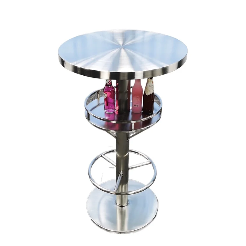Modern design luxury stainless steel circular , suitable for living rooms, family bars, nightclubs, and restaurants