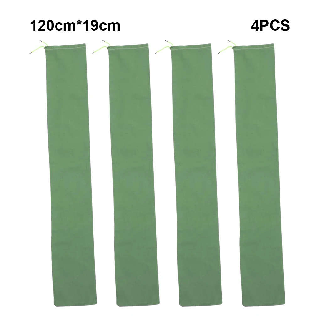 Sacchetti riutilizzabili per il controllo delle inondazioni da 4 pezzi Sacchetti di sabbia lunghi in tela versatili e affidabili per inondazioni 150 cm * 19 cm