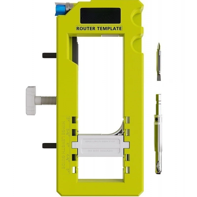 Hinged Door Lock Hole Locator, Door Hinge Mounting Kit Template