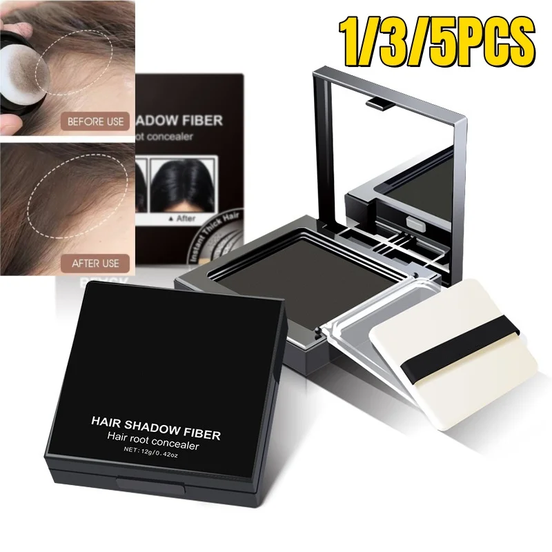 Hair powder Waterproof Hair Shadow Powder 3 Colors Puff Makeup Line Concealer Cover Hair Powder Hair With Hair