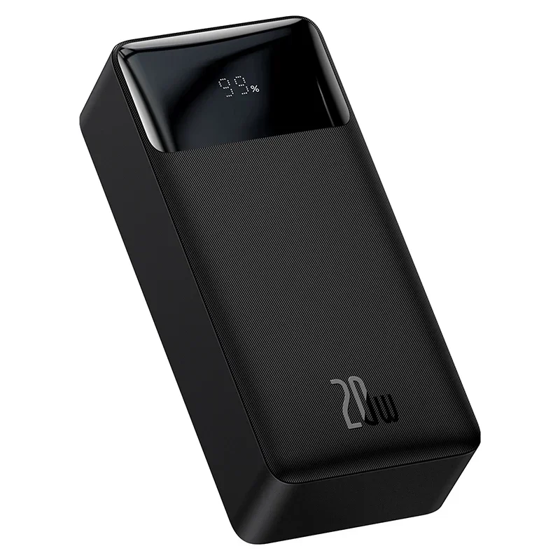 For Baseus 20W Bipow 10000mAh Digital Display 20000mAh Power Bank 30000mAh PPDML Black White Wholesale 100% Original