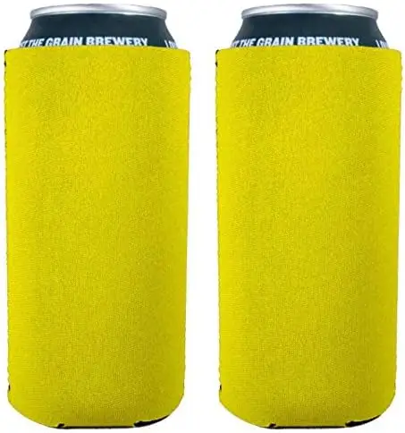 500 ml Dosenkühlerhüllen für Bier/Energiegetränke, leere, dünne Premium-Qualität, leeres Neopren, 16 Unzen Dosenhalter, Getränke-Thermookühler