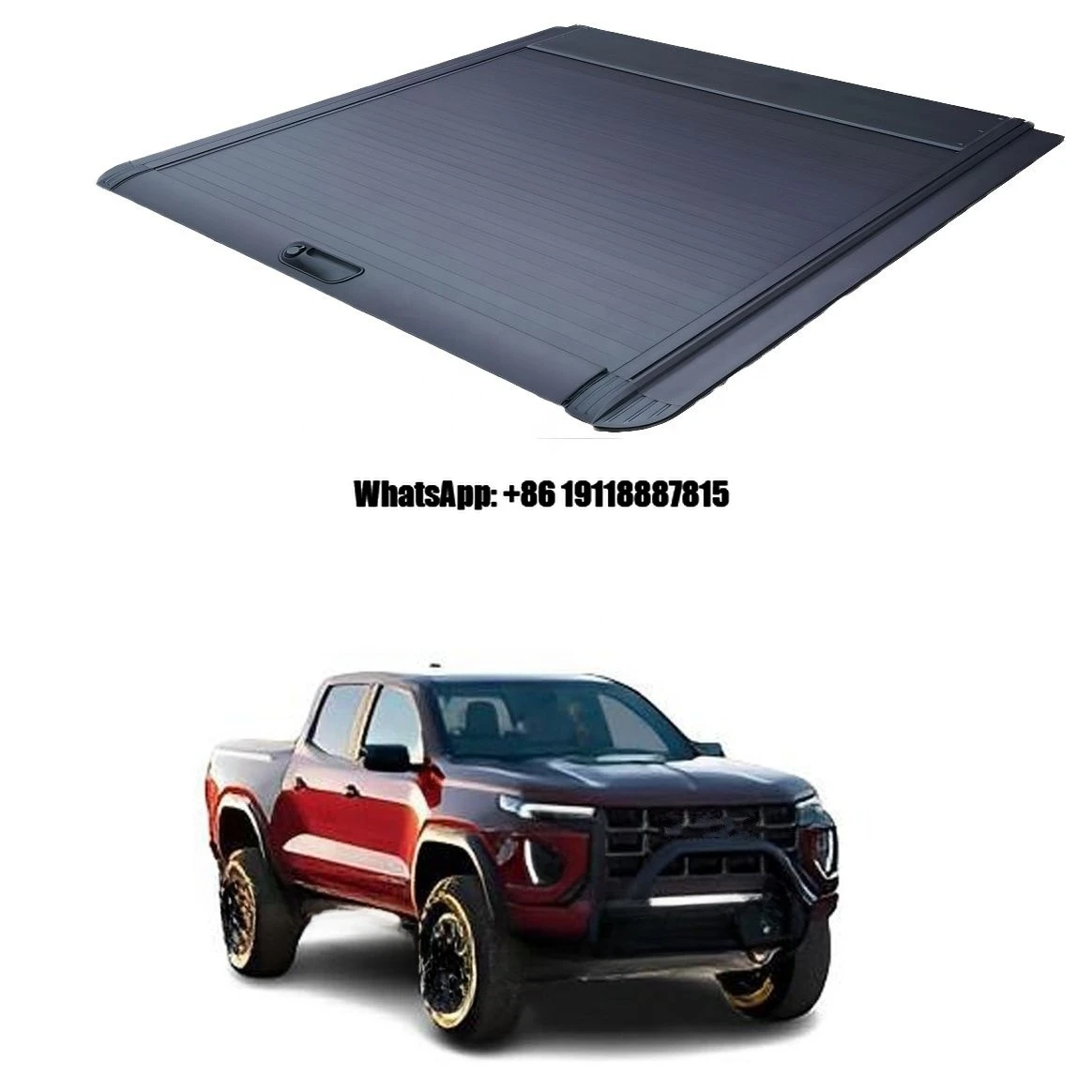 Hot Sales Electric Retractable Aluminum Waterproof Pickup Tonneau Roll-Up Truck Bed Cover GMC Sierra for Toyota for GWM NP300