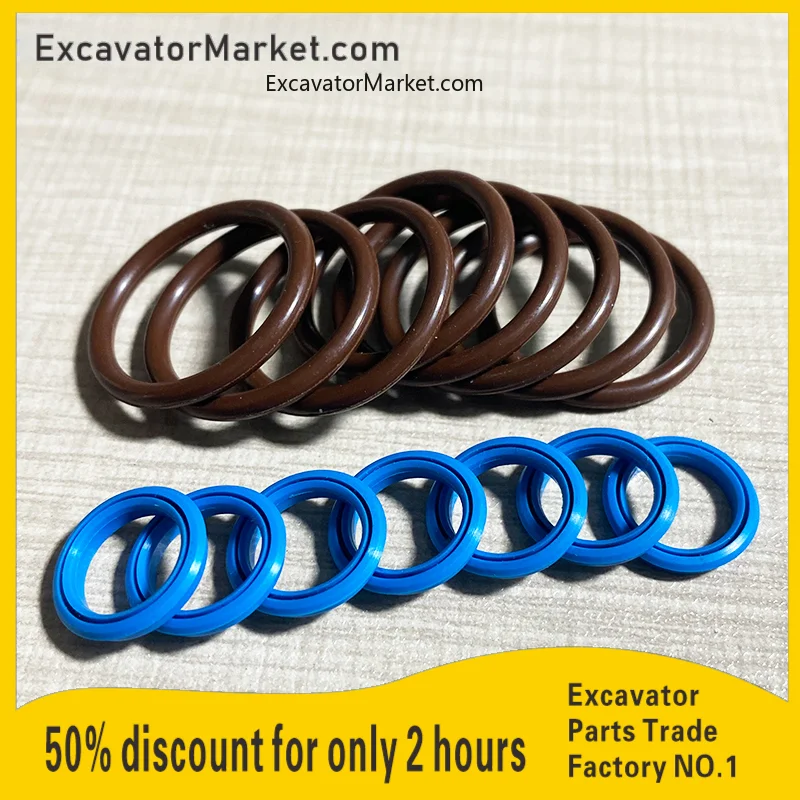 Double Oil Seal set For Hitachi Zax Ex60 70 120 130 200 300 Joystick Handle Oil Seal Excavator Accessories Excavator Accessories