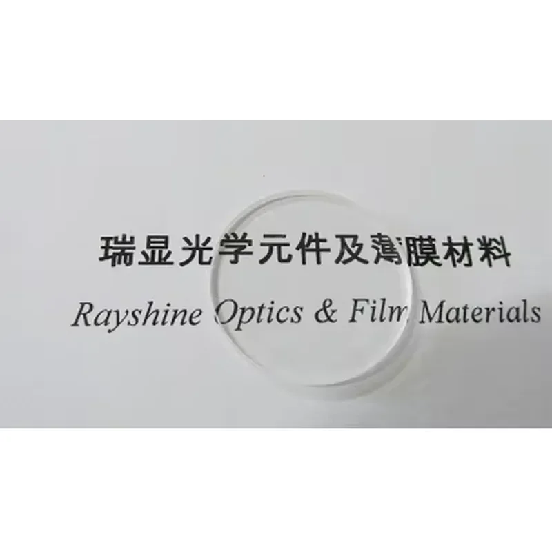 CaF2 Crystal Optical Window Infrared Deep UV Substrate High Transmission Lens for Spectroscopy Laser Applications Precision