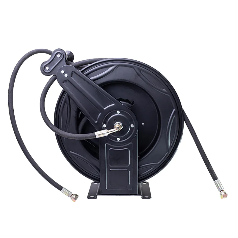 

Wall Mounted Retractable Water Hose 10m 15m Garden Hose Watering And Washing Wash Water Hose Reel With Spray Gun