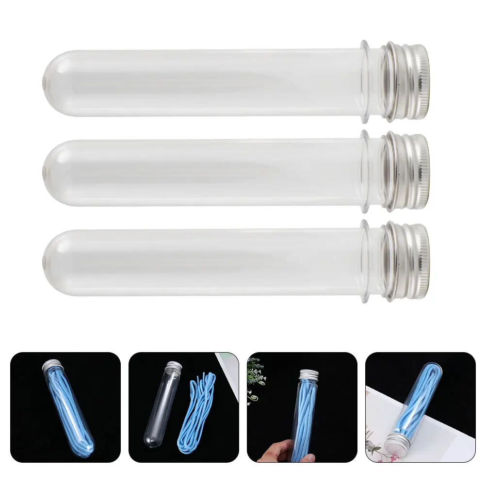 

6Pcs Shoe Lace Storage Tube Transparent Anti-Tangle Organizer for Travel Home Jewelry Cable Portable Clear Plastic Tie Holder