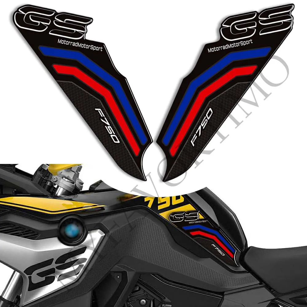 

2019 2020 2021 2022 2023 Stickers Decals Protection Tank Pad Grips Gas Fuel Oil Kit Knee Adventure For BMW F750GS F750 F 750 GS