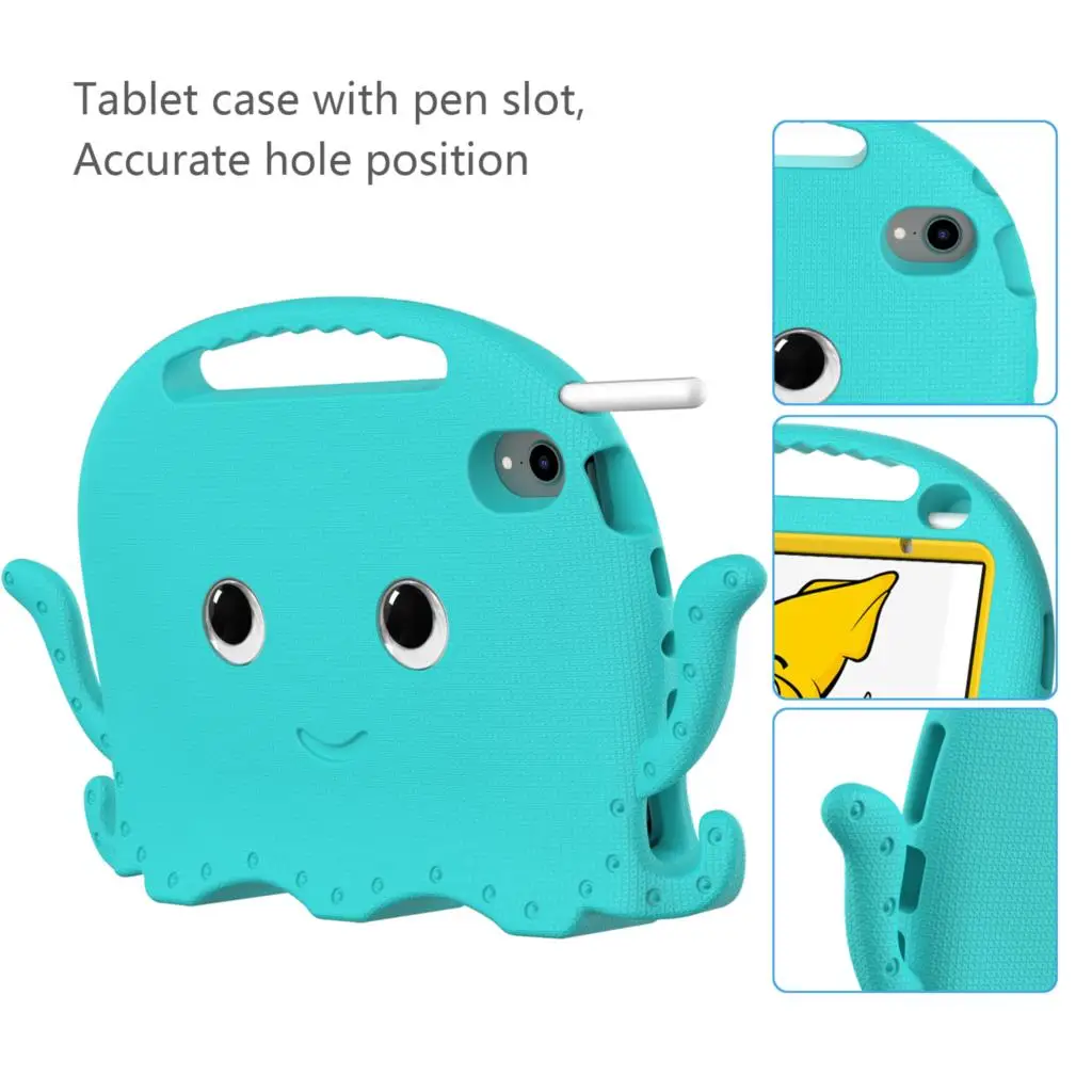 For iPad Air 3 Mini 1 2 3 Case Shockproof EVA Kids Full body Tablet Stand Cover For iPad 10 10th 10.2 2021 9th Gen Cases Funda