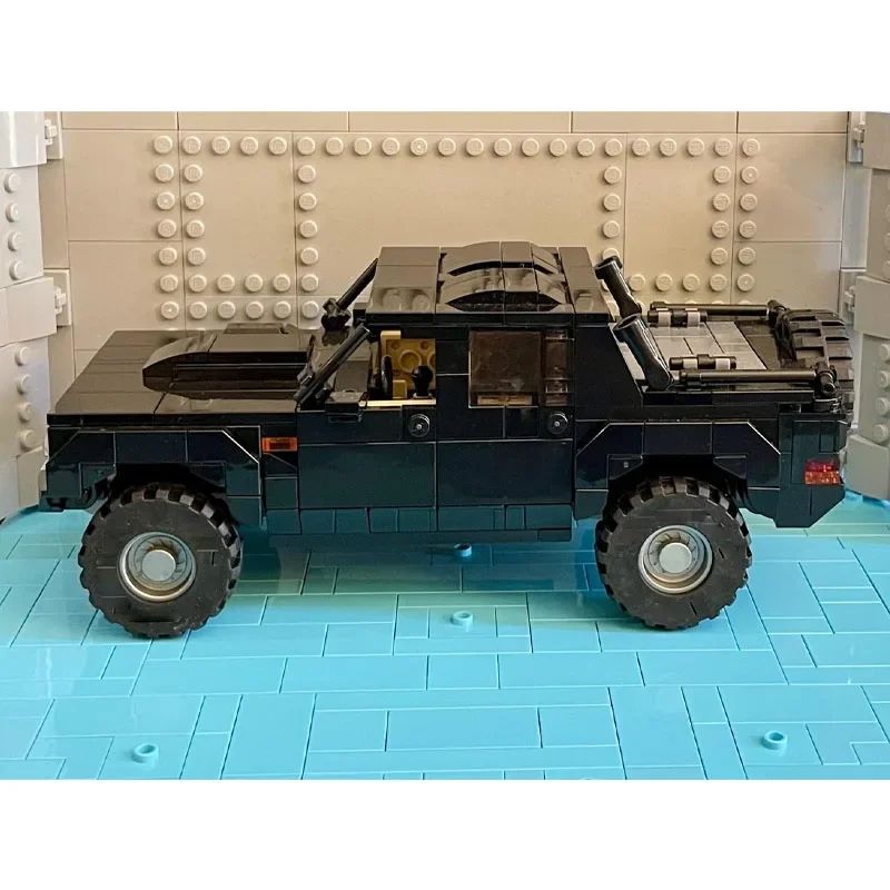 

MOC-170207 Classic New Black Cargo Truck Building Block Model, 595 Parts, Boys' Children's Birthday and Christmas Toy Gift