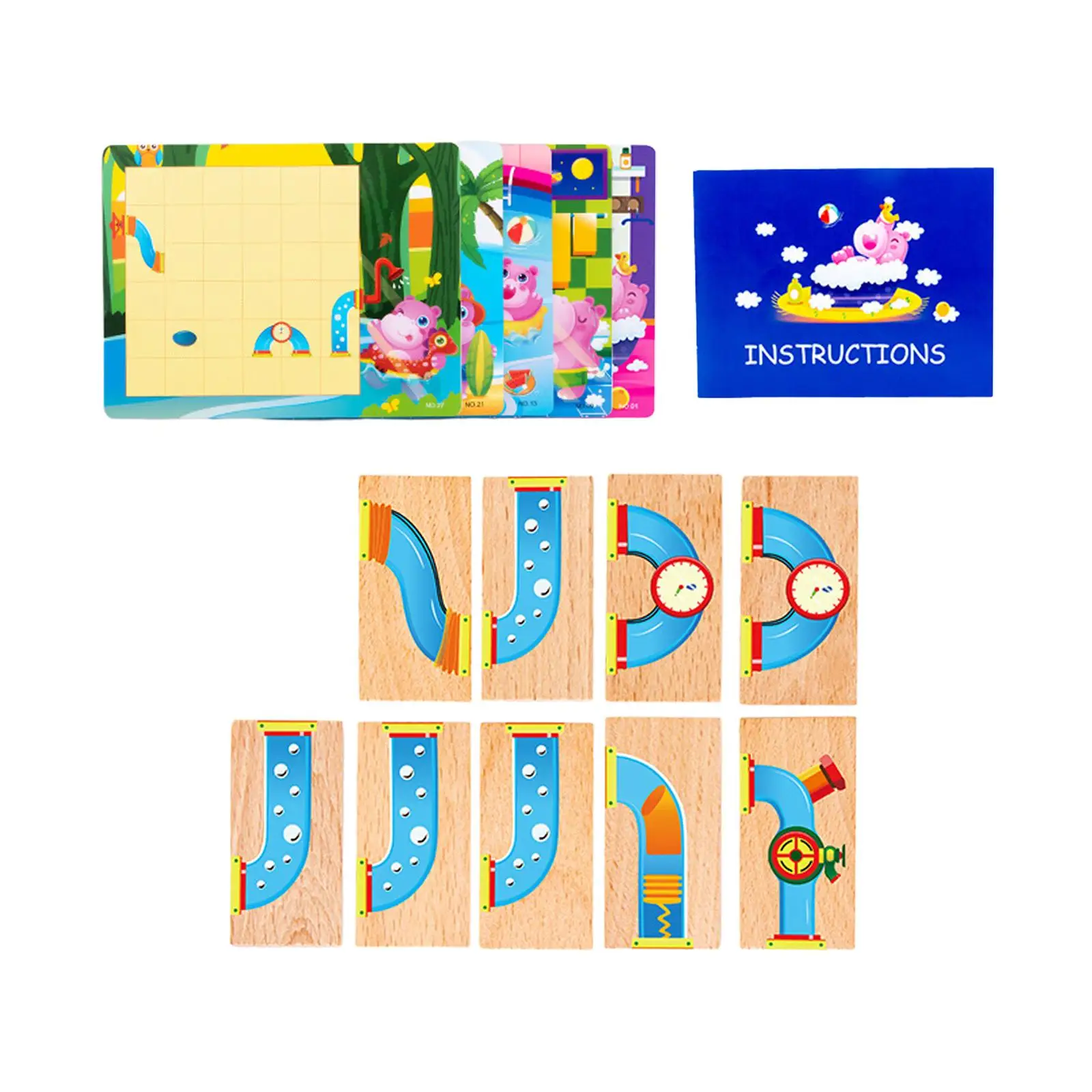 

Animal Bath Puzzles Intelligence Montessori Logical Thinking Puzzle Stem Gift Brain Teasers for Girls Adults Toddlers Boys Baby