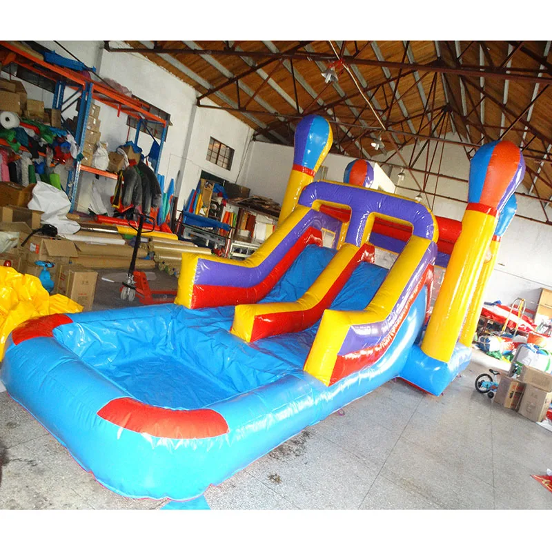 3 in1 inflatable Bouncer Slide Combo with swimming pool Hot Selling Inflatable Slide Size And Color Can Be Customized