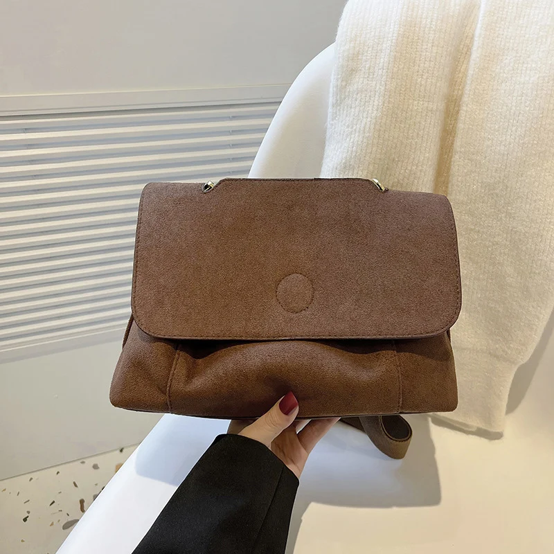 

Women New Vintage Crossbody Bag Fashion High-grade Matte Bags Large Capacity Daily Work Commuting Travel Versatile Messenger Bag