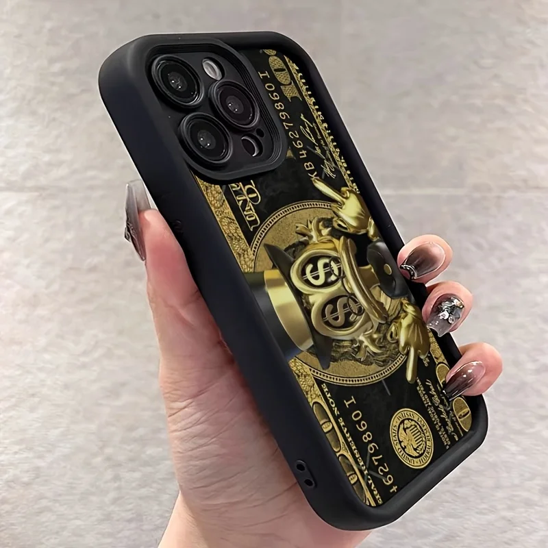 شعبية الدولار الأمريكي تصميم لينة حافظة هاتف من البولي يوريثان آيفون 17 الهواء 16E 16 15 14 13 12 11 برو ماكس X XR XS ماكس 7 8 زائد الغطاء الخلفي #6