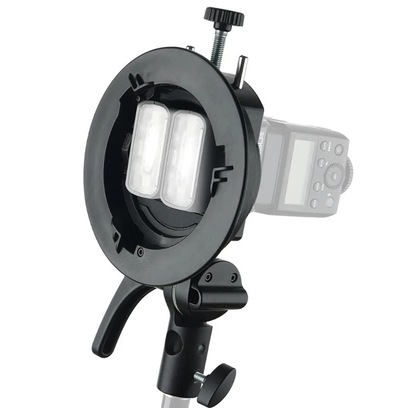 F62C Speedlites Bracket Updated Flash Holder Mount for V1 V860III V850II AD200Pro