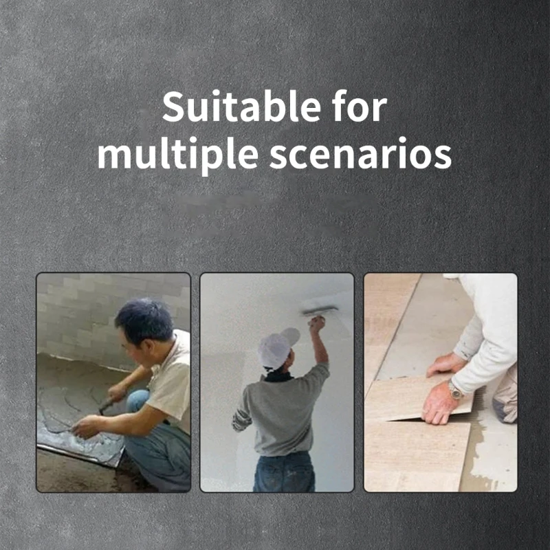 Flat Notched Tile Trowel for Wall And Floor Tiling Installation - Masonry Trowel for Home Improvement