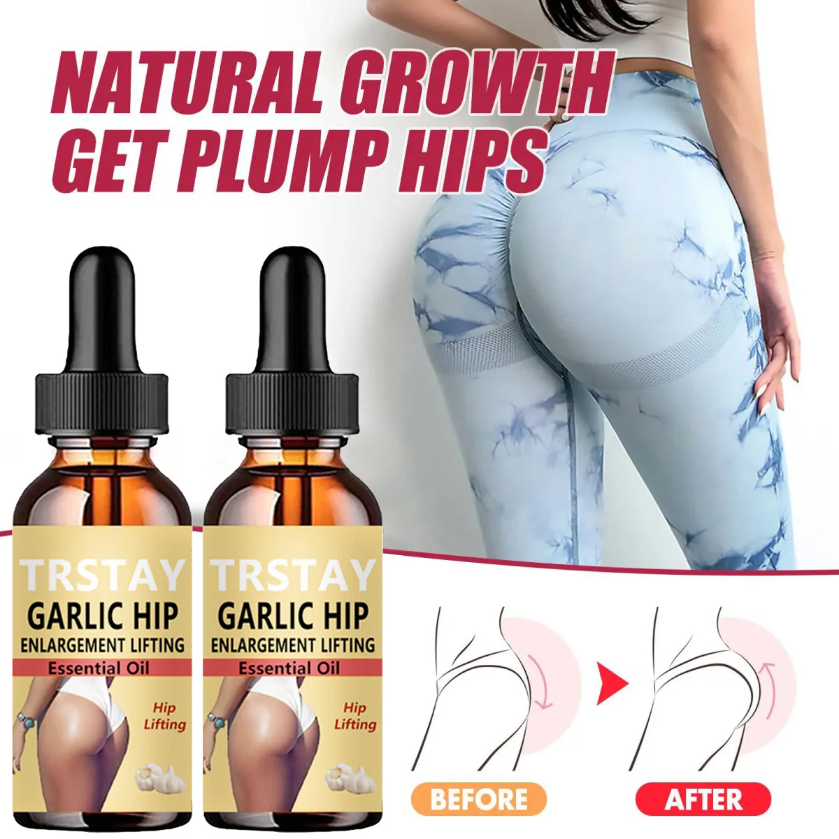 Buttocks Enlargement Oil Enhances Lifting Nourish Hydrate Sexy Curve Shaping Massage Oils Butt Beaut