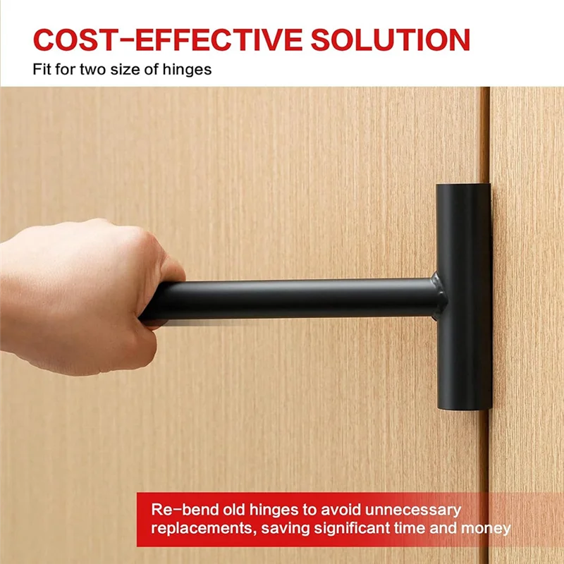 

A07F-Door Hinge Adjustment Tool - Heavy Weight .134 And .180 Gauge Door Adjustment Tool, Integral Steel Hinge Bender