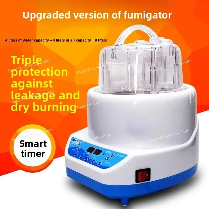 8L Steam Fumigation Pot Wooden Sauna Barrel Sweat Steamer