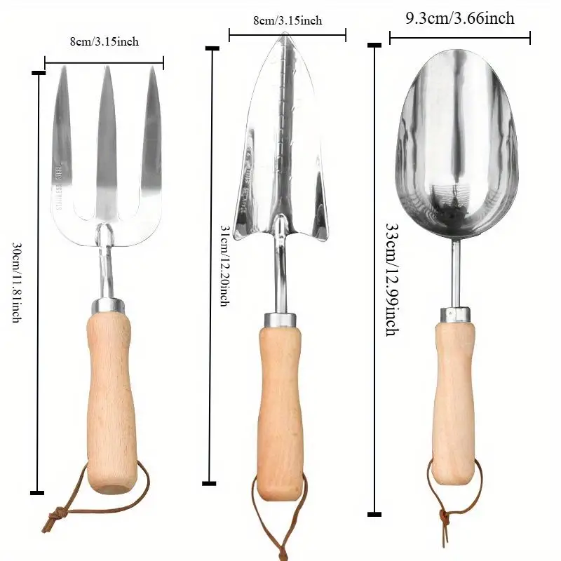 1Set Stainless Steel Shovel Small Planting Tool for Flowers Succulent Gardening Gift Garden Tools