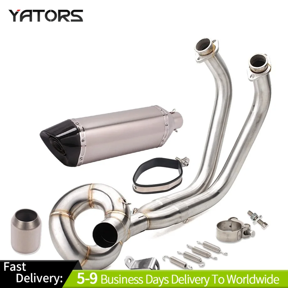 

For Kawasaki Ninja Z650 650 2017-2023 Z650RS Full Exhaust System Muffler Pipe Exhausts Pipes