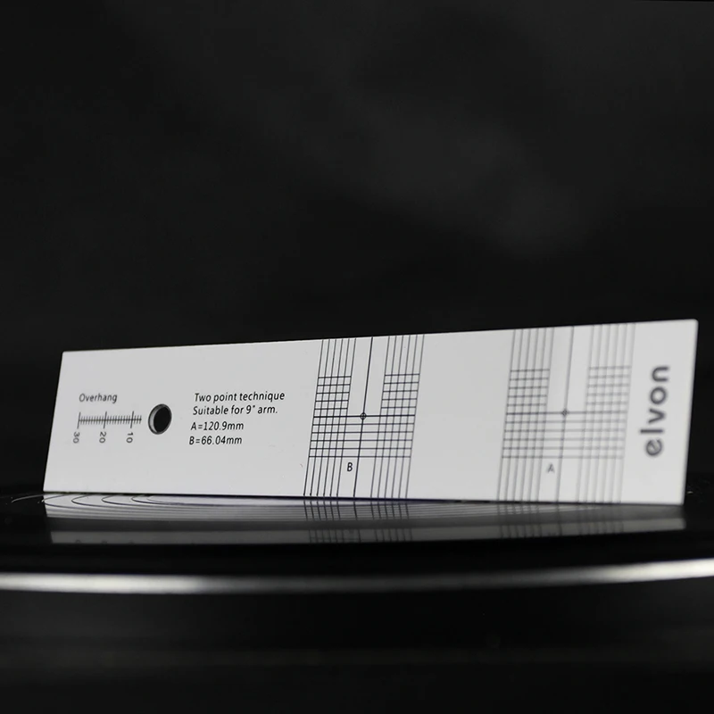 Phono Stylus Alignment Protractor, Turntable Pickup Calibration Distance Gauge