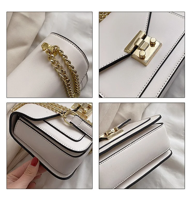 Designer Square Shoulder Bags for Women Luxury Chain Crossbody Bag Ins Fashion Patchwork Cloud Bag Female Purse Ladies Handbags